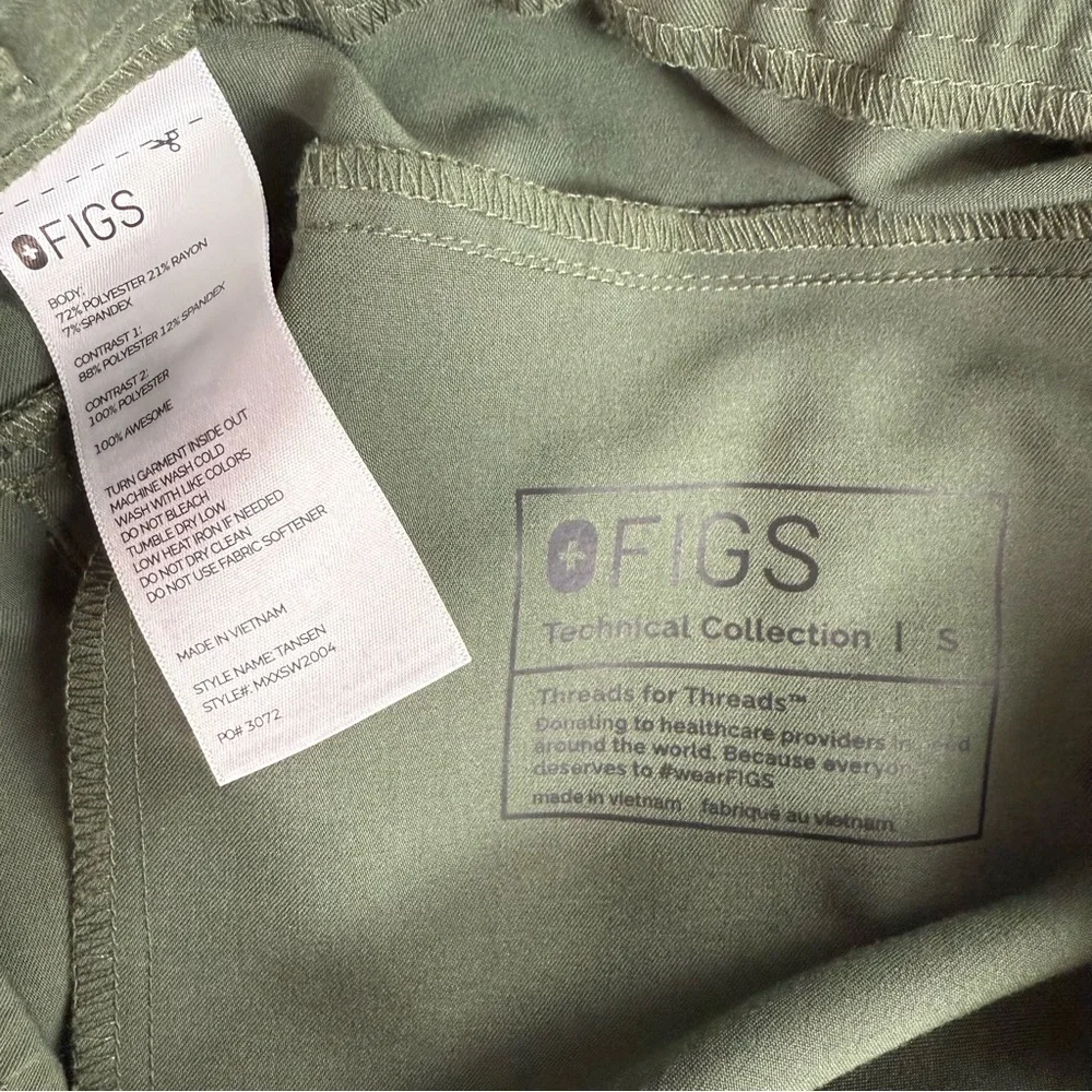 Figs‎ Tansen Joggers Green Size Small